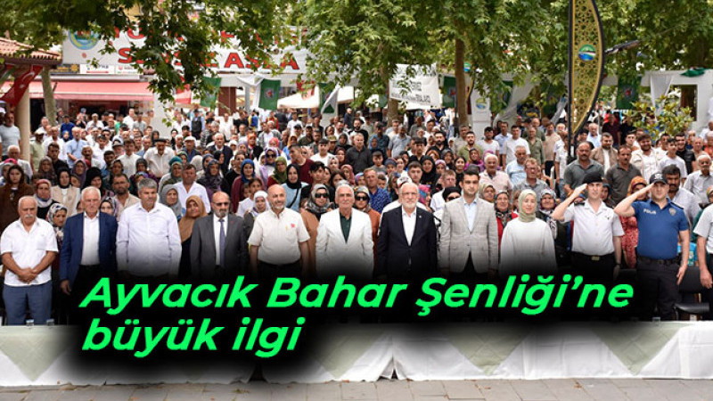 Ayvacık Bahar Şenliği’ne  büyük ilgi