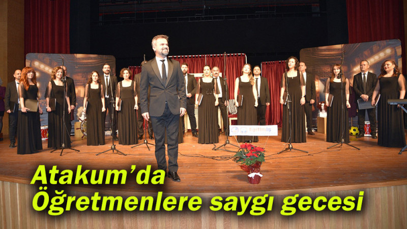 Atakum’da Öğretmenlere saygı gecesi