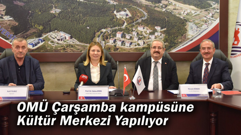 OMÜ Çarşamba kampüsü  Kültür Merkezi tamamlanıyor