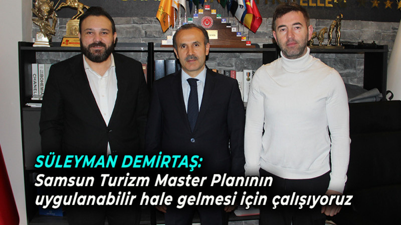 Süleyman Demirtaş'tan SAMTİAD'a ziyaret