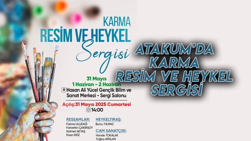 Atakum’da Karma Resim ve Heykel Sergisi