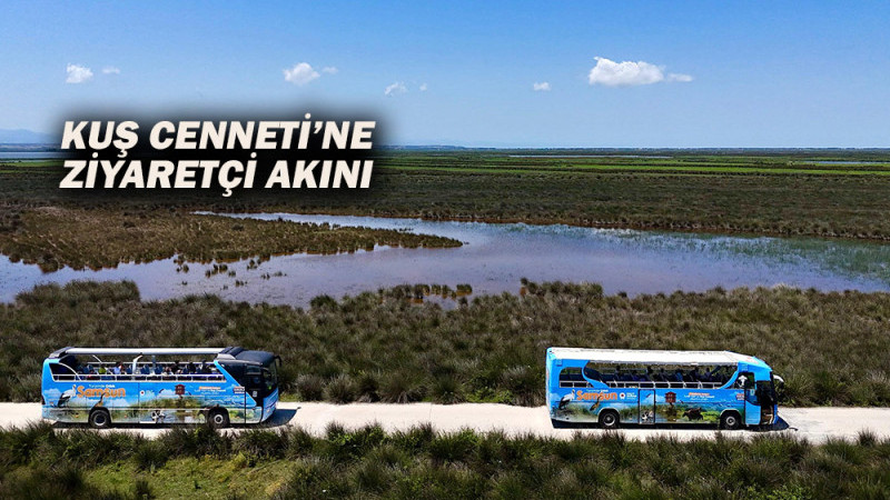 Kuş Cenneti’ne Ziyaretçi Akını