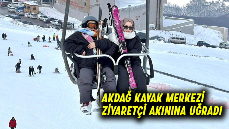 Akdağ Kayak Merkez Ziyaretçi Akınına Uğradı