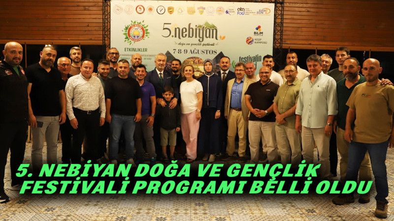 5. Nebiyan Doğa Ve Gençlik Festivali Programı Belli Oldu