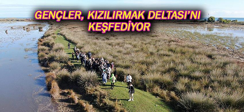 Gençler, Kızılırmak Deltası’nı keşfediyor