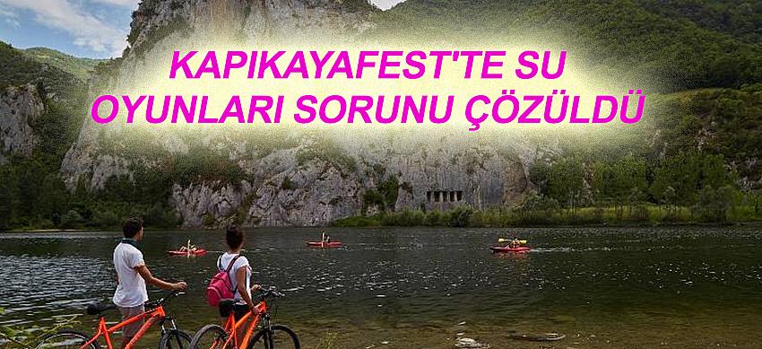 Kapıkayafest'te Su Oyunları Sorunu Çözüldü