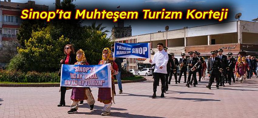 Sinop'ta Muhteşem Turizm Korteji