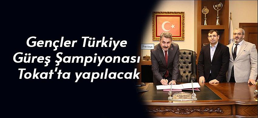 Gençler Türkiye Güreş Şampiyonası Tokat'ta yapılacak