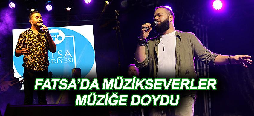 Fatsa’da Müzikseverler Müziğe Doydu