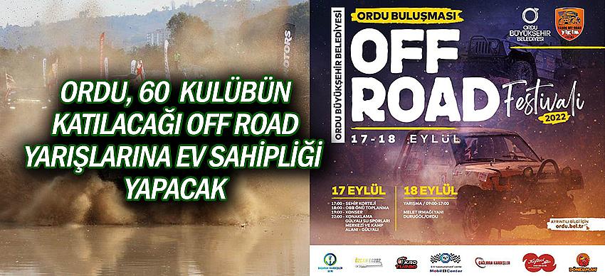 Ordu, 60 Kulübün Katılacağı Off Road Yarışlarına Ev Sahipliği Yapacak