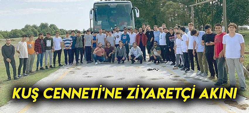 Kuş Cenneti'ne ziyaretçi akını