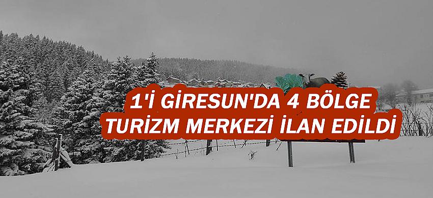 1'i Giresun'da 4 bölge turizm merkezi ilan edildi