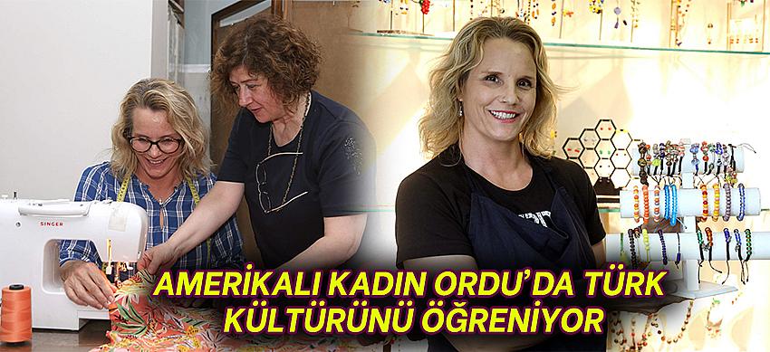 Amerikalı Kadın Ordu'da Türk Kültürünü Öğreniyor